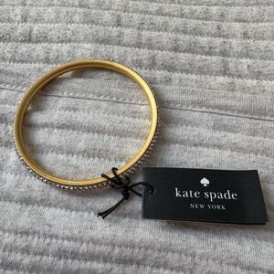 Kate Spade Gold and Crystal Bangle